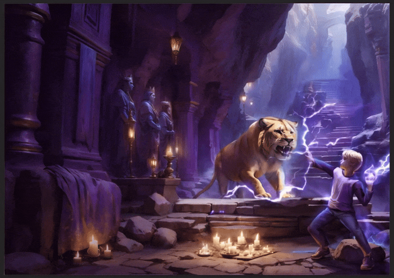 Revus and the Labyrinth: The Book of Lightning: A Choose-the-Fate Story